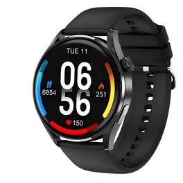HONGGE - Smart Fitness Watch with Bluetooth Calling Large Display Health Tracking and Long Battery Life - Black - (2025)