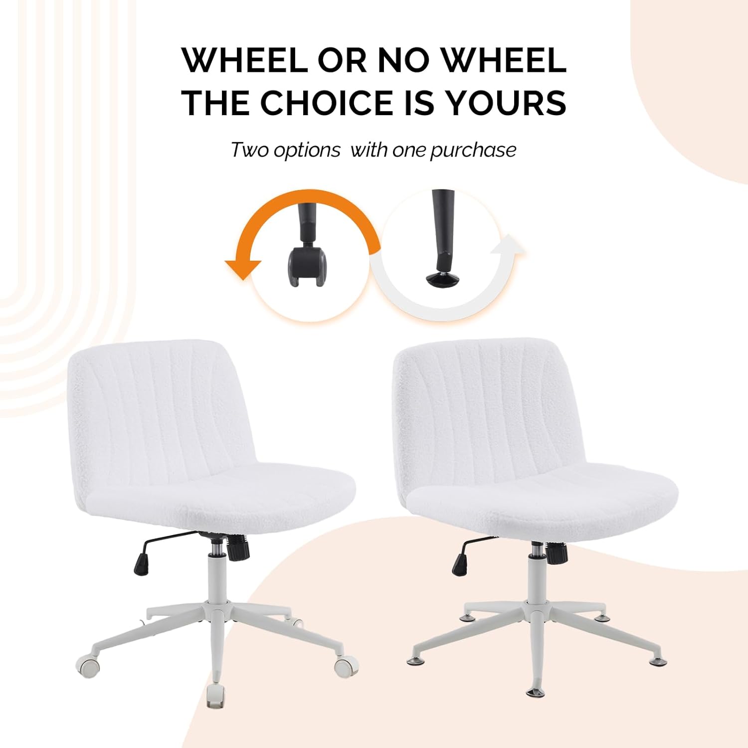 WHEEL OR NO WHEEL  
THE CHOICE IS YOURS  

Two options with one purchase