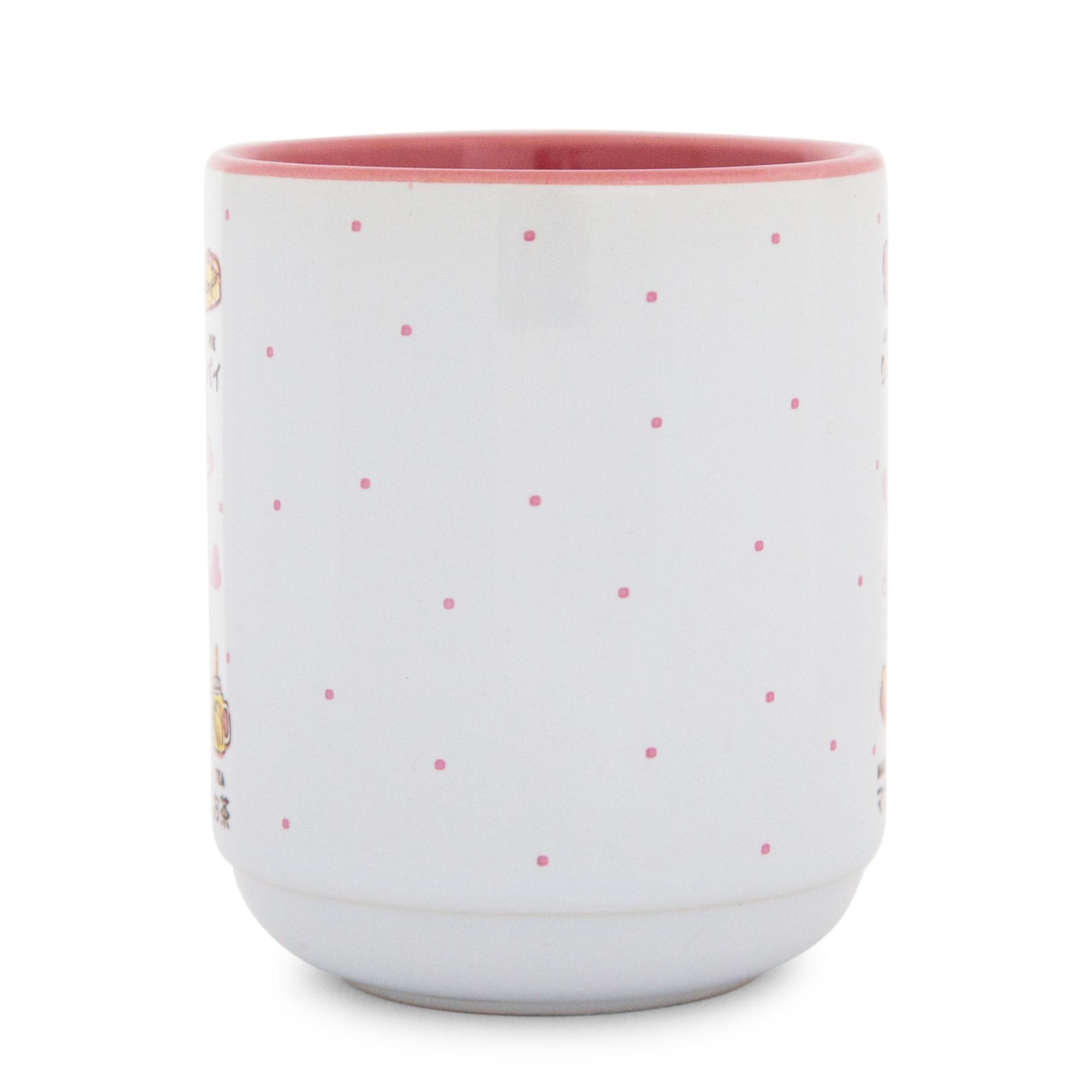 Alt View 1. Silver Buffalo - Sanrio Hello Kitty Apple Icons Asian Ceramic Tea Cup | Holds 9 Ounces - Pink.