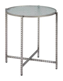 Hivvago - Vetro Side Table - Silver