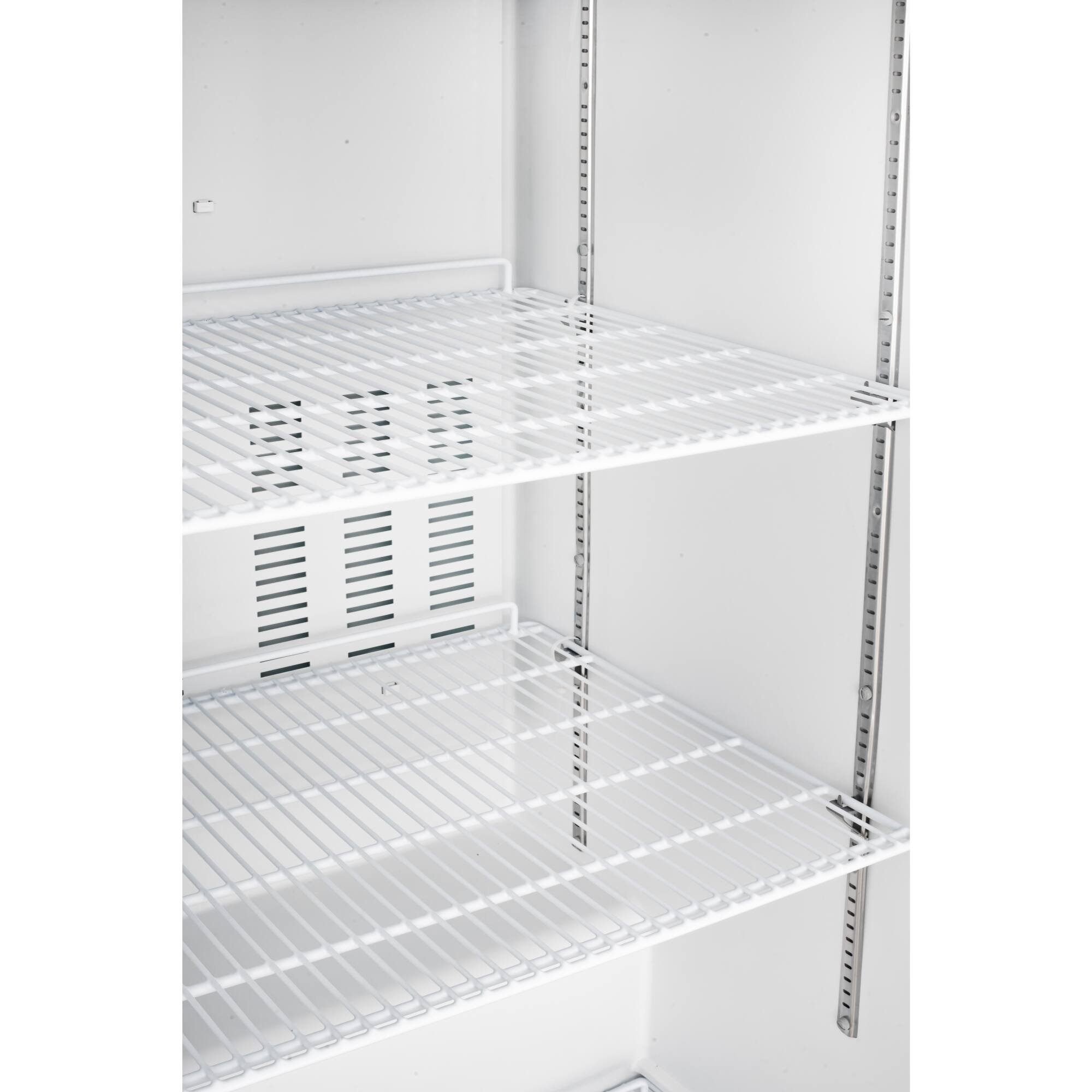 Alt View 4. Koolmore - 30 in. Commercial One Door Convertible Reach-In Refrigerator/Freezer with 25 Cu. Ft. Capacity in White, ETL Listed - White.