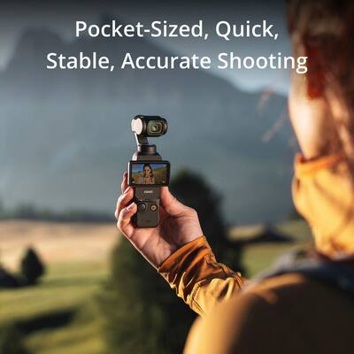 DJI Osmo Pocket 3 Gimbal Camera | 4K60, 1 Inch Sensor, Touchscreen DJI Osmo Pocket 3 Gimbal Camera | 4K60, 1 Inch Sensor, Touchscreen