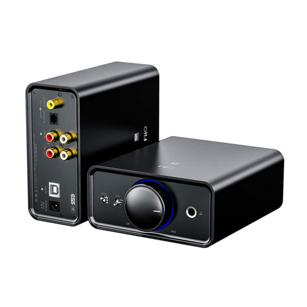 FifthPulse - FiiO FIIOK5PROESS Full Size Desktop USB DAC and Headphone Amplifier - Black