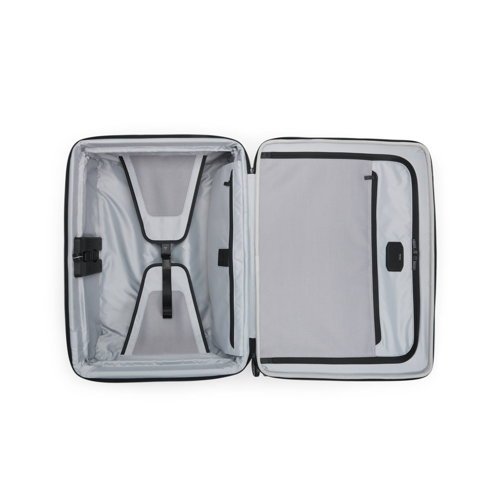 Back. TUMI - Alpha Medium Dual Access 26" Expandable Spinner Suitcase - Black.