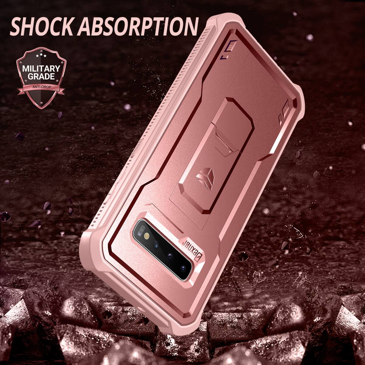 SHOCK ABSORPTION  
MILITARY GRADE ANTI-DROP