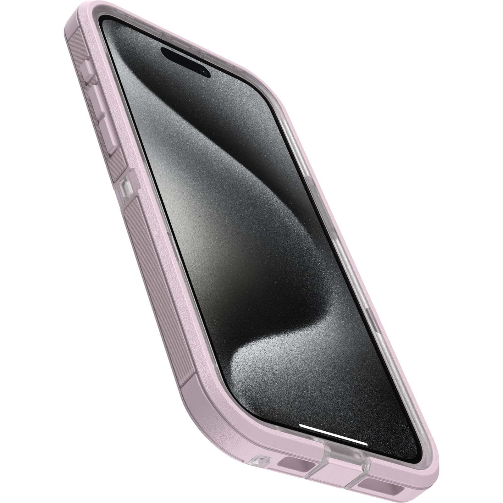 Left. OtterBox - Defender Series Pro XT Hard Shell for MagSafe for Apple iPhone 15 Pro Max - Mountain Frost.