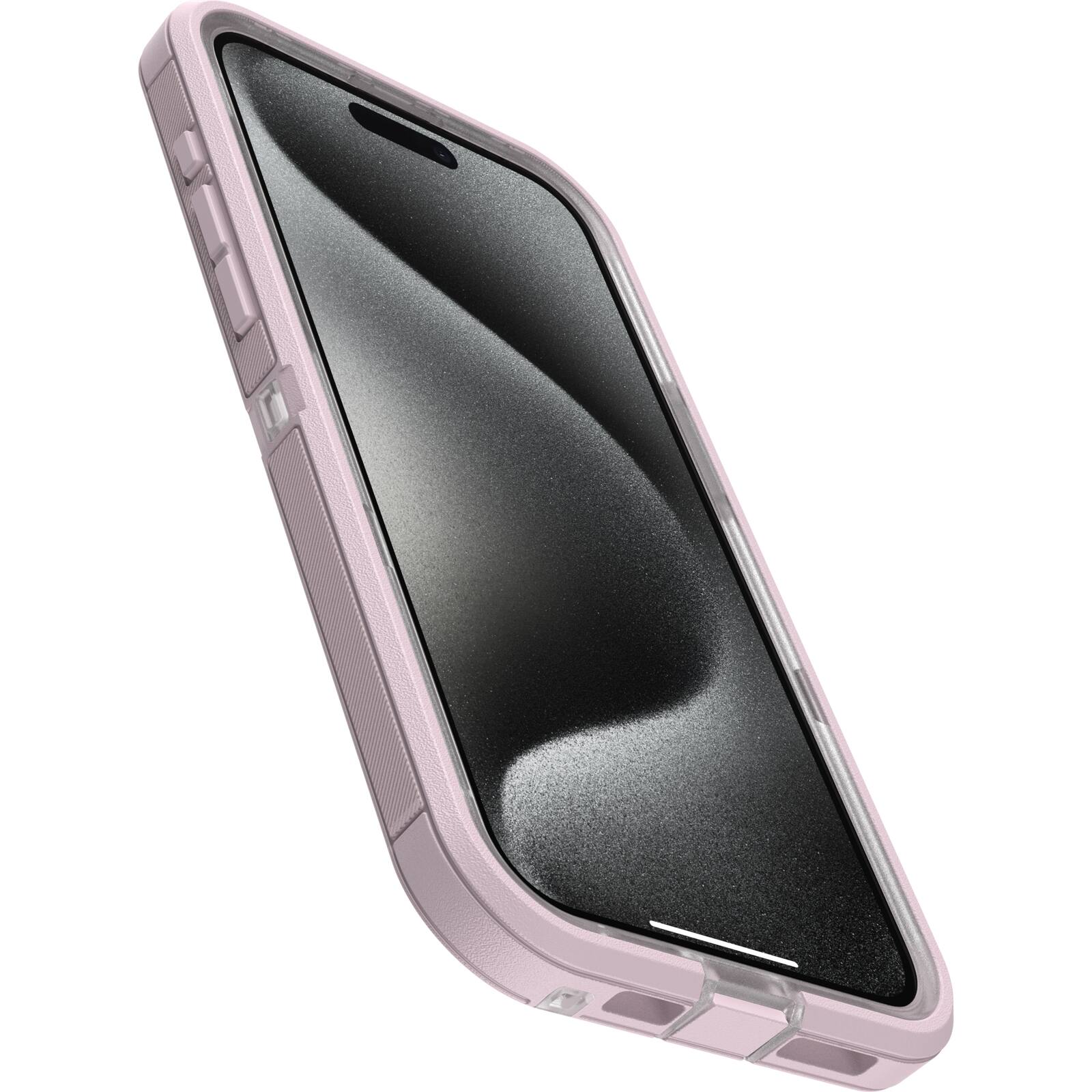 Left. OtterBox - Defender Series Pro XT Hard Shell for MagSafe for Apple iPhone 15 Pro Max - Mountain Frost.