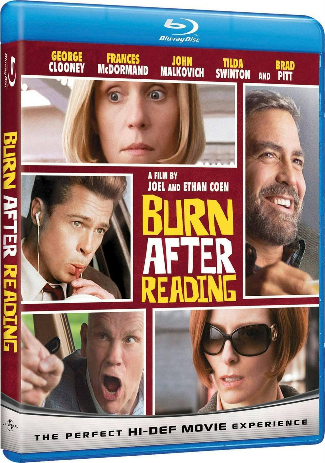 Angle. Burn After Reading [Blu-ray].