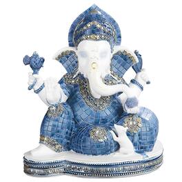 FC Design - 8.25"H Ganesh with Rat Figurine Statue Office Desk Tabletop Home Decor Gift - Multi-Color