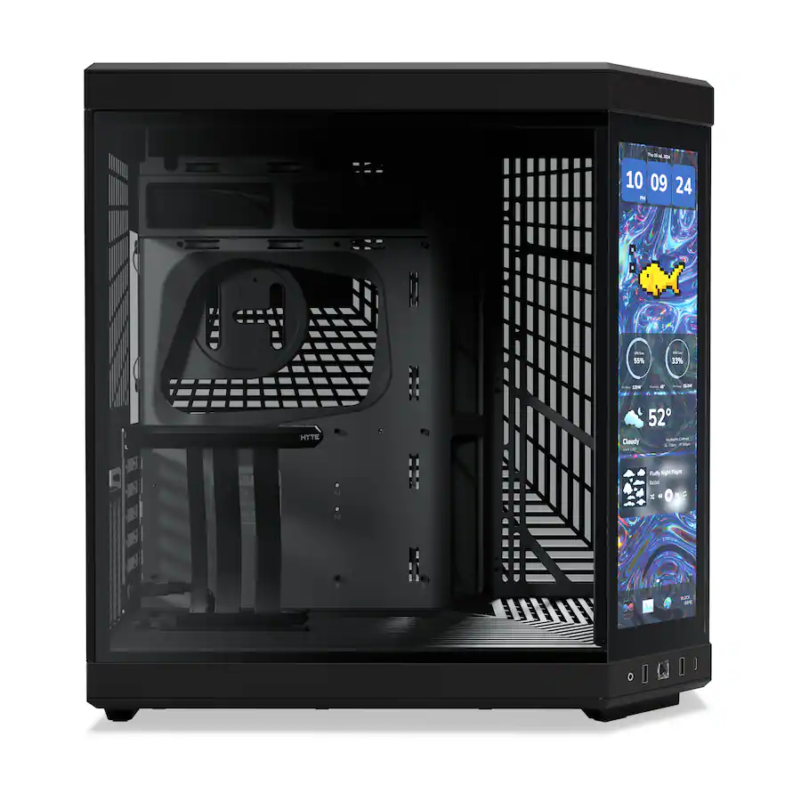 Y70 Computer HYTE Y70 Touch Infinite Mid Tower Aesthetic Gaming PC Case with 2.5K ...