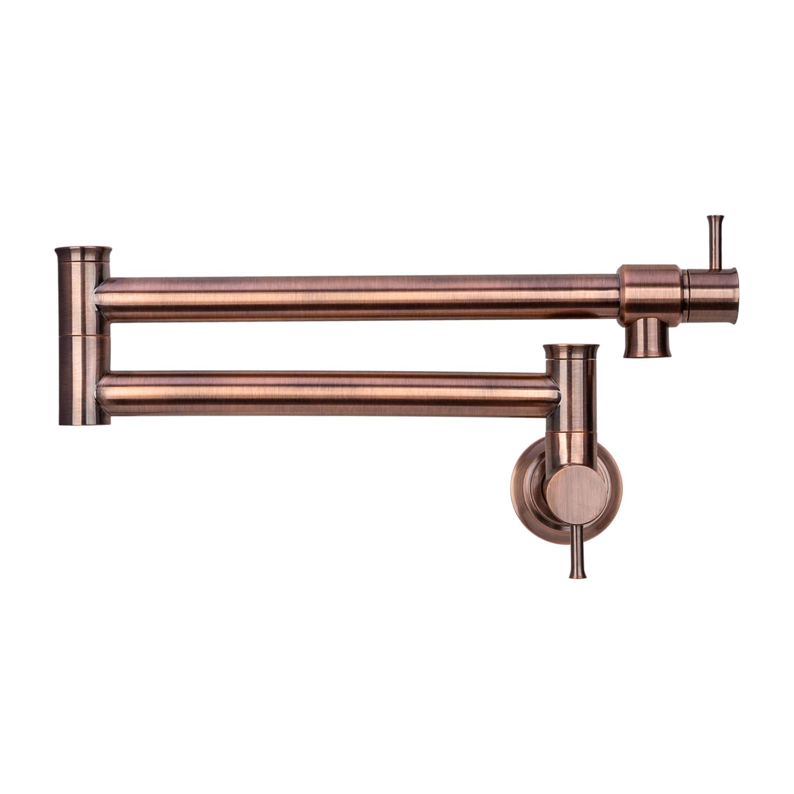Solid Brass Wall-Mounted Pot Filler Kitchen Faucet with Double Joint Swing Arms for Stovetop price history on PriceWatchPro