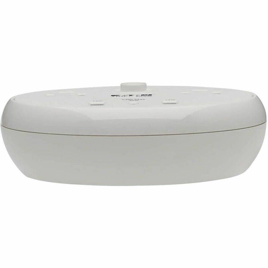 Alt View 7. Tripp Lite - Eaton Tripp Lite Series Safe-IT 57W 2-Outlet Surge Protector - 5-15R Outlets, 3 USB Ports, 8 ft. (2.4 m) Cord, 300 - White.