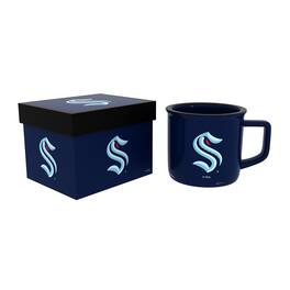 Evergreen Enterprises - Seattle Kraken 14oz. Ceramic Camp Cup with Gift Box - Multicolor