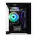 Angle. STORMCRAFT - Gaming PC SIRIUS Intel i7 14700F NVIDIA GeForce RTX 5060 2TB SSD 32GB 6000MHz RGB - Windows 11 Home - Black.