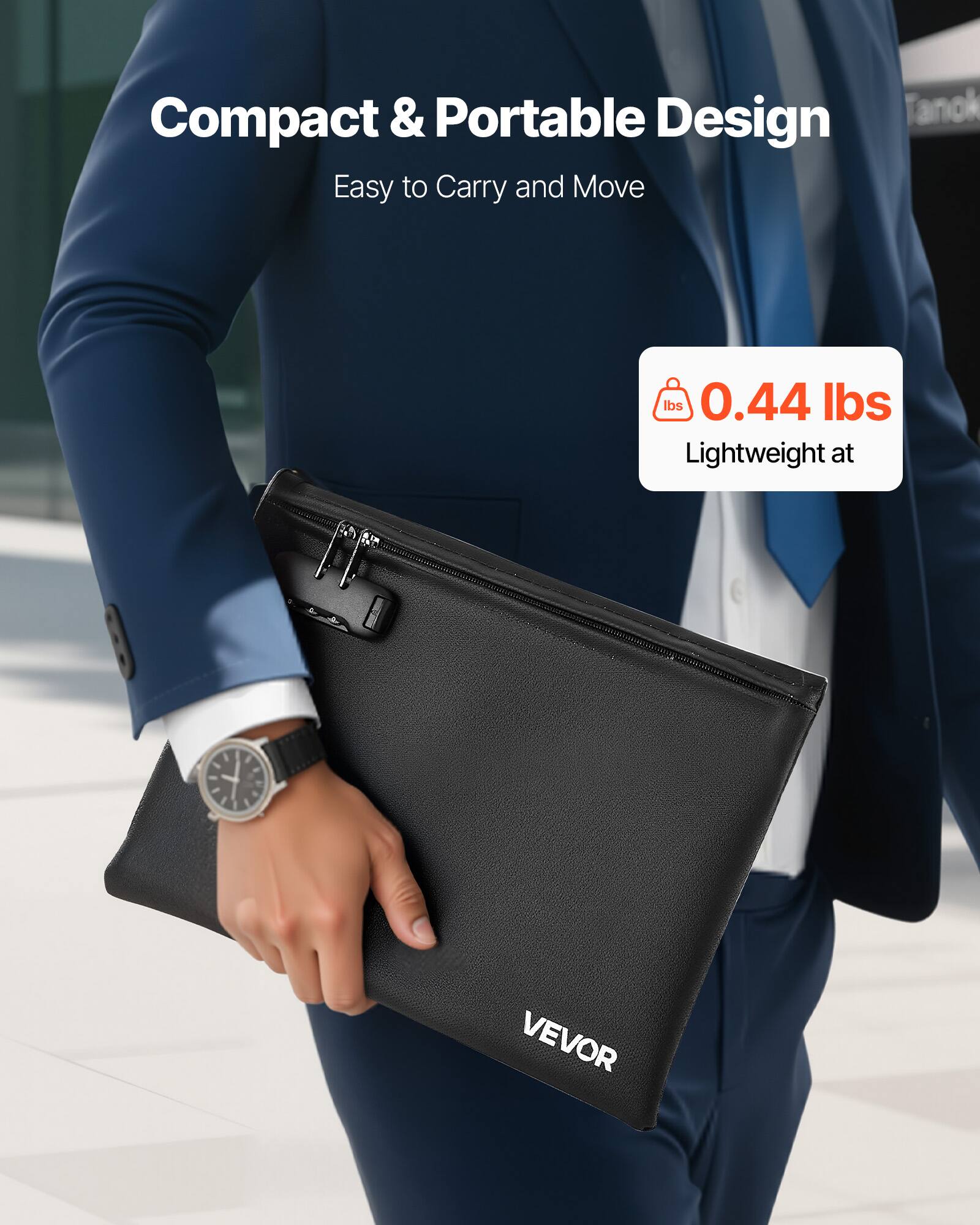 Compact & Portable Design  
Easy to Carry and Move  

0.44 lbs  
Lightweight at