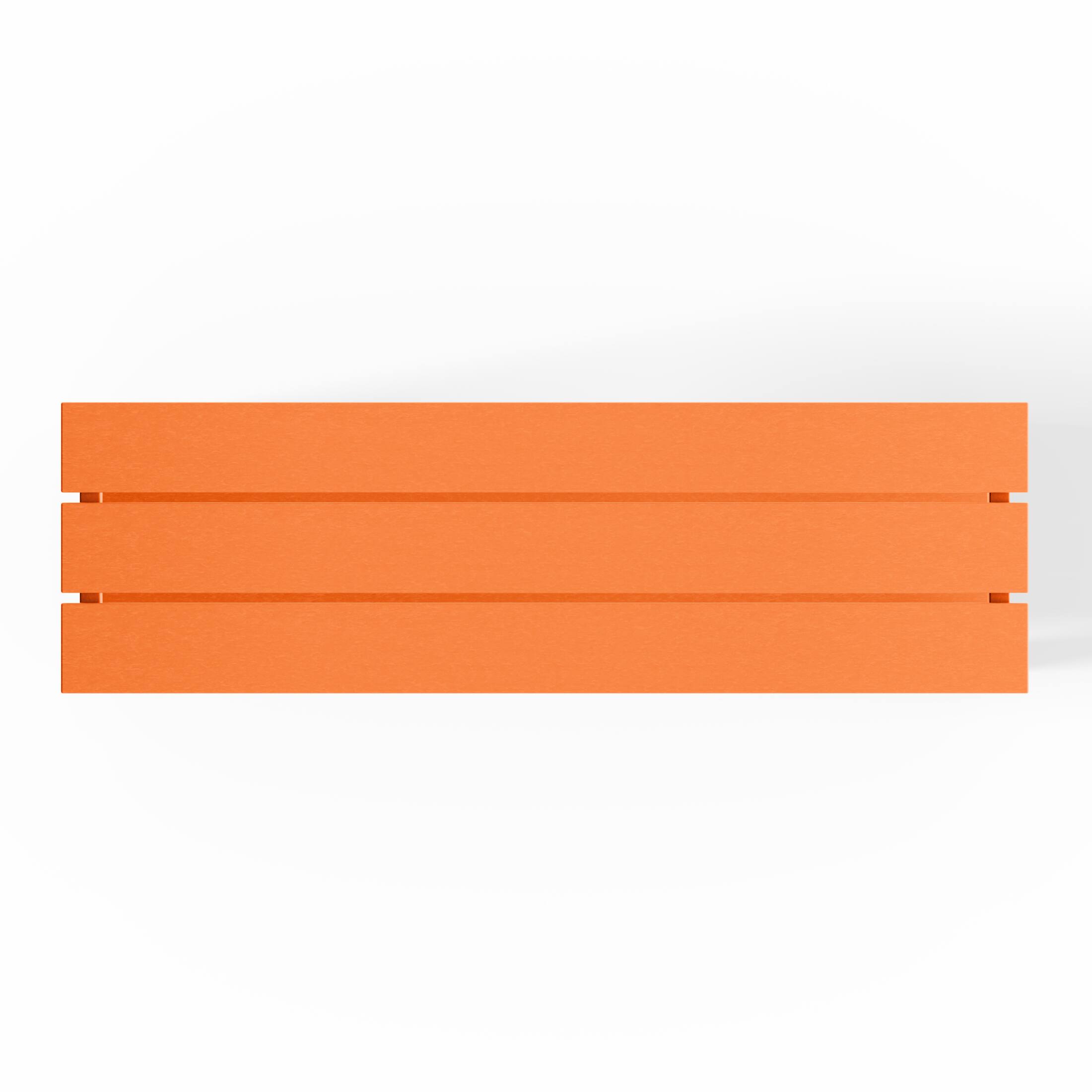 Alt View 2. WestinTrends - WestinTrends Malibu 55" Outdoor Patio HDPE Adirondack 2-Tier Shelf Console Table - Orange.