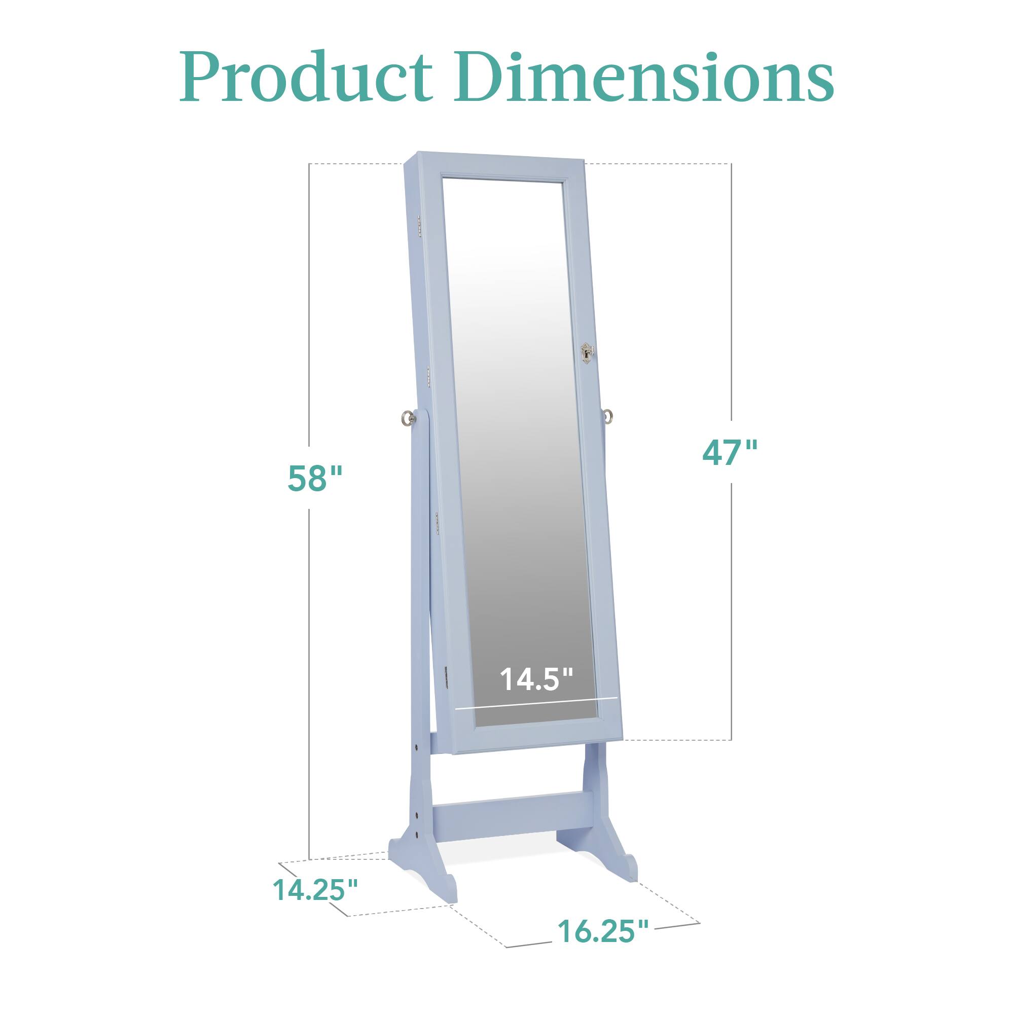 Product Dimensions: 58" x 47" x 14.5" x 14.25" x 16.25"