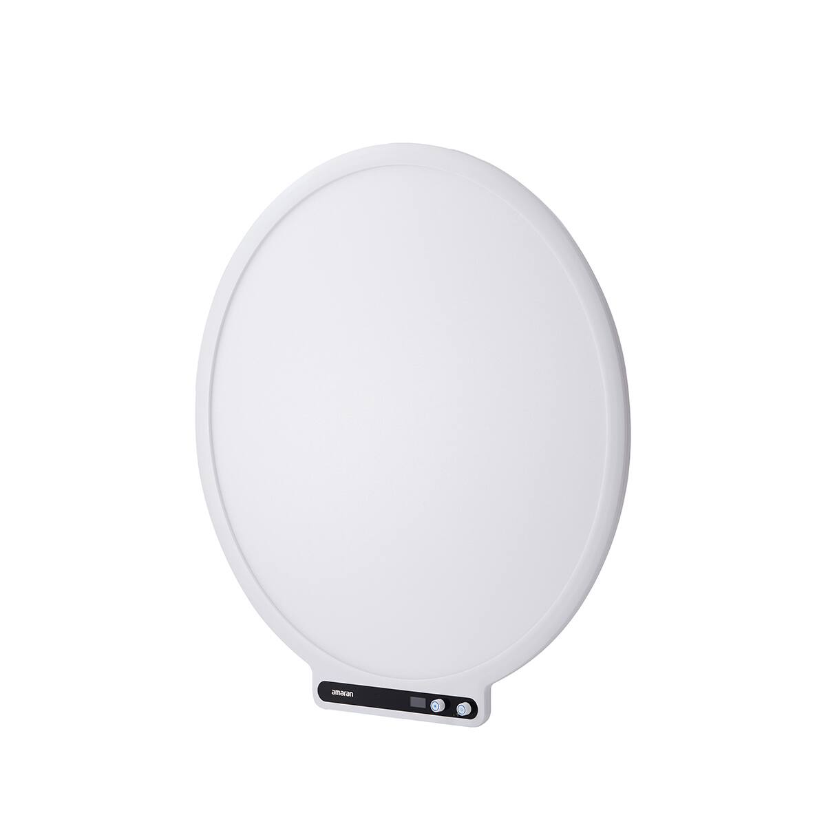Alt View 4. Amaran - amaran Verge Max 22" 60W Bi-Color Circular LED Light Panel, White - Includes Desk Clamp Stand with a 360deg Swing.