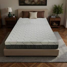 Kadyn - 12-Inch Queen Mattress - Ultra-Breathable Sterilizing Design with High Rebound Support for Modern Bedrooms - White