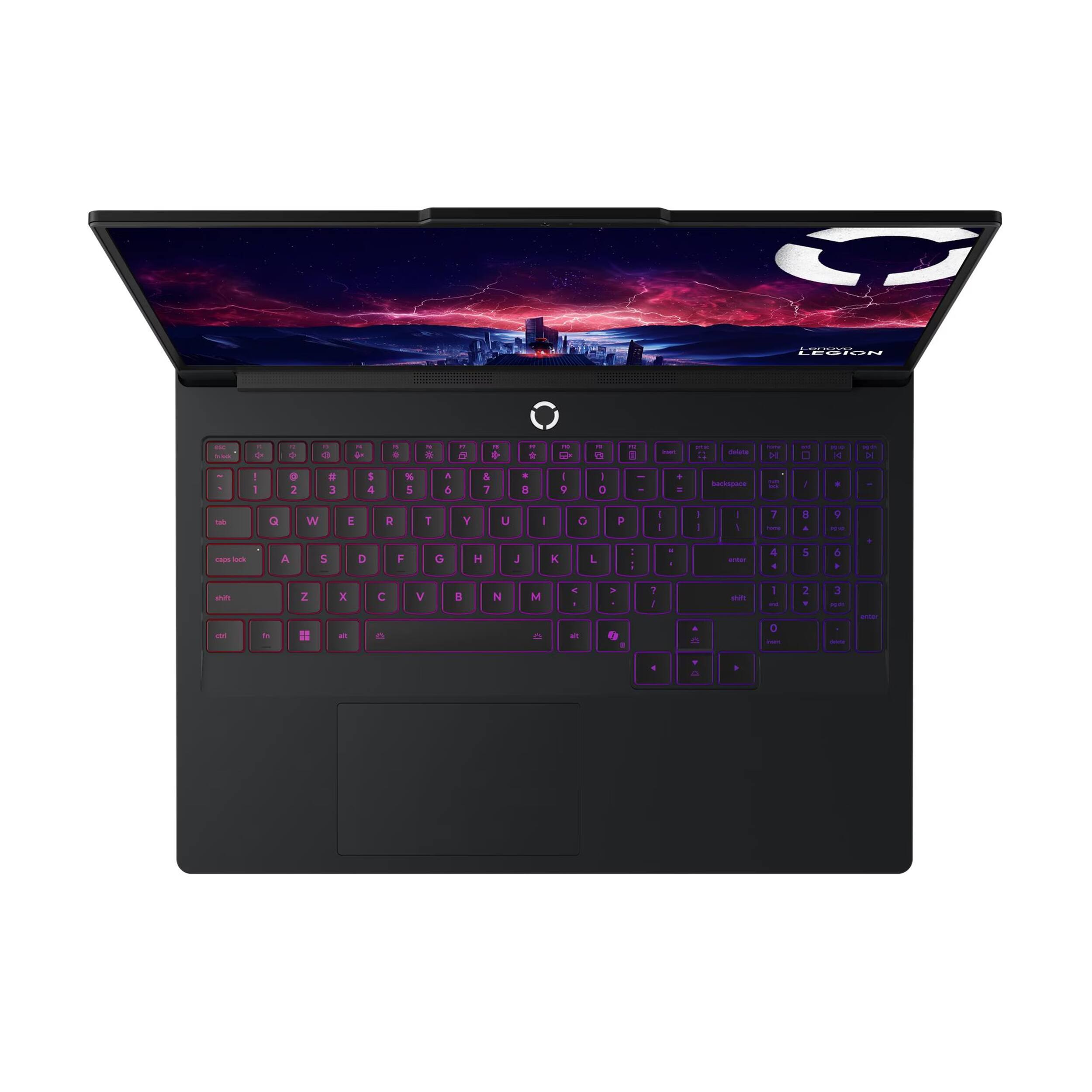 Alt View 2. Lenovo - Lenovo Legion Pro 7 16" Gaming Laptop,Ultra 9 275HX,64GB RAM,2TB SSD+1TB Dock Set,RTX 5080,Backlit,Win 11 Pro,Black - Black.