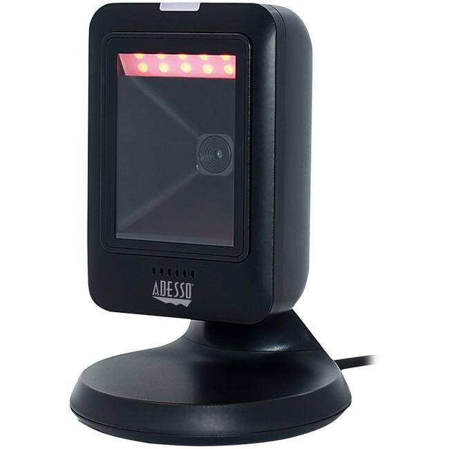 Front. Adesso - Adesso NuScan 2800U Omnidirectional 2D Desktop Barcode Scanner - Cable Connectivity - 12" Scan Distance - 1D, 2D - USB - Unknown.