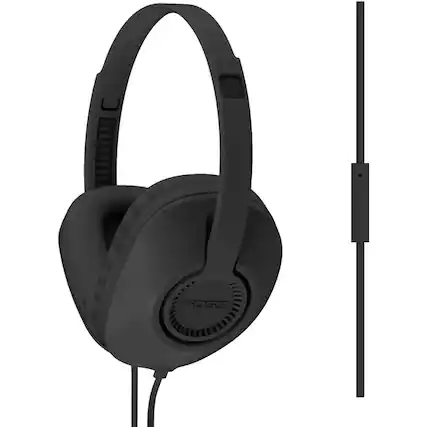 Front. Koss - Koss UR23i Headset - Stereo - Mini-phone (3.5mm) - Wired - 34 Ohm - 20 Hz to 20 kHz - Over-the-head - Binaural - Unknown.
