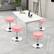 Alt View 1. Costway - Set of 3 Adjustable Metal Vanity Stool 360° Swivel Storage Makeup Chair with Tray - Pink.