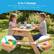 3-in-1 Design
Remove the table top to switch between a picnic set, a sand table, or a water table!
