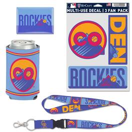 WinCraft - Colorado Rockies 2025 City Connect Four-Piece Fan Pack - Multicolor