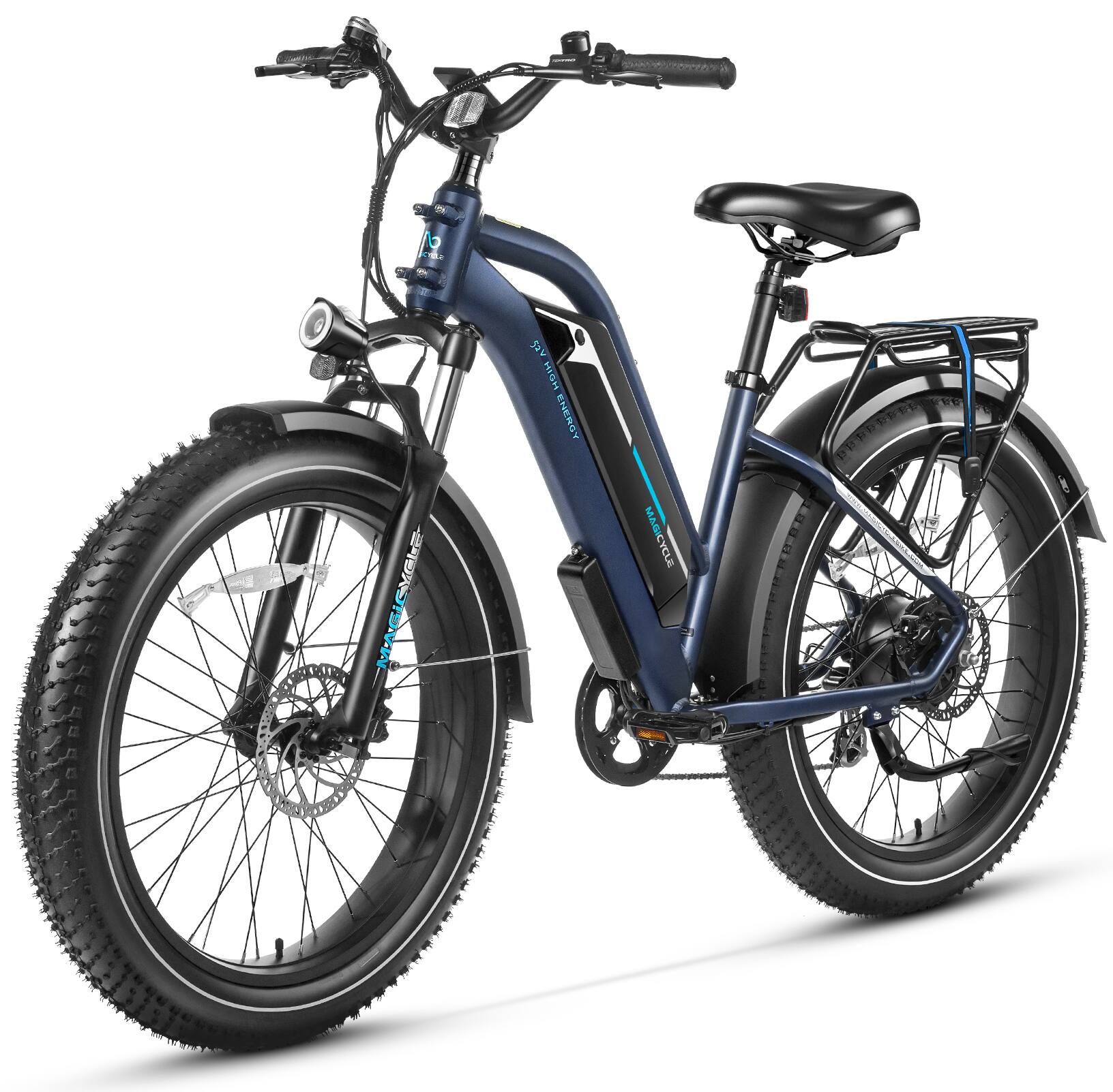 The text on the image reads "1 x 2 DDAV ARS Hin A MASICYCLE VO PERREETE DREE DUE D1." This text is in a foreign language and does not provide any information about the image. The image features a blue bicycle with a black seat and a basket.