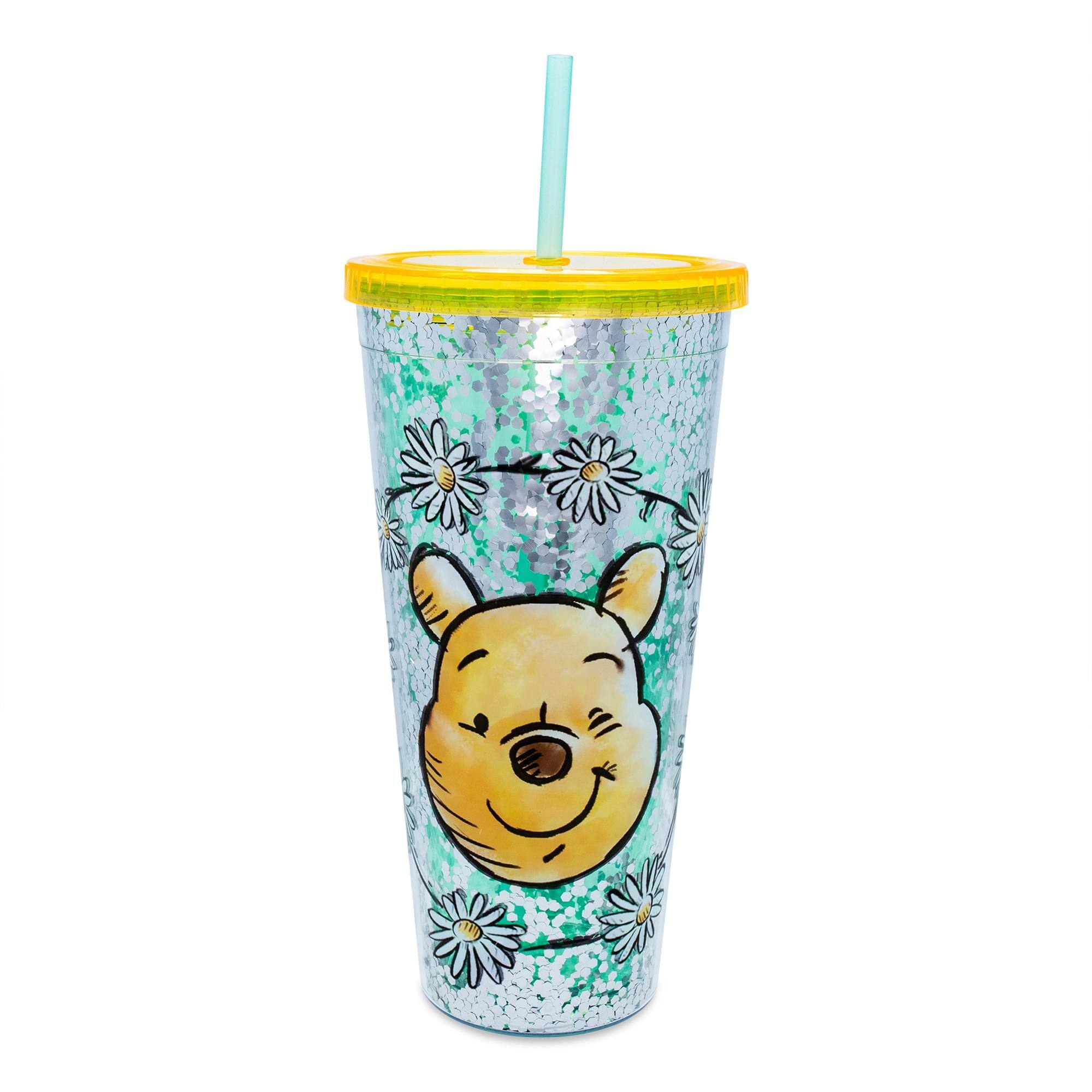 Disney - Winnie the Pooh Confetti Carnival Cup With Lid and Straw | Hold 32 Ounces - Yellow price history on PriceWatchPro