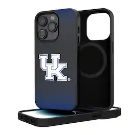 Keyscaper - NCAA - Kentucky Wildcats Linen Logo iPhone Magnetic Bump Case - 13 - Black