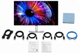 Bundle - Dell - U2724D UltraSharp 27 Monitor - DisplayPort and Accessory - Platinum Silver, Silver