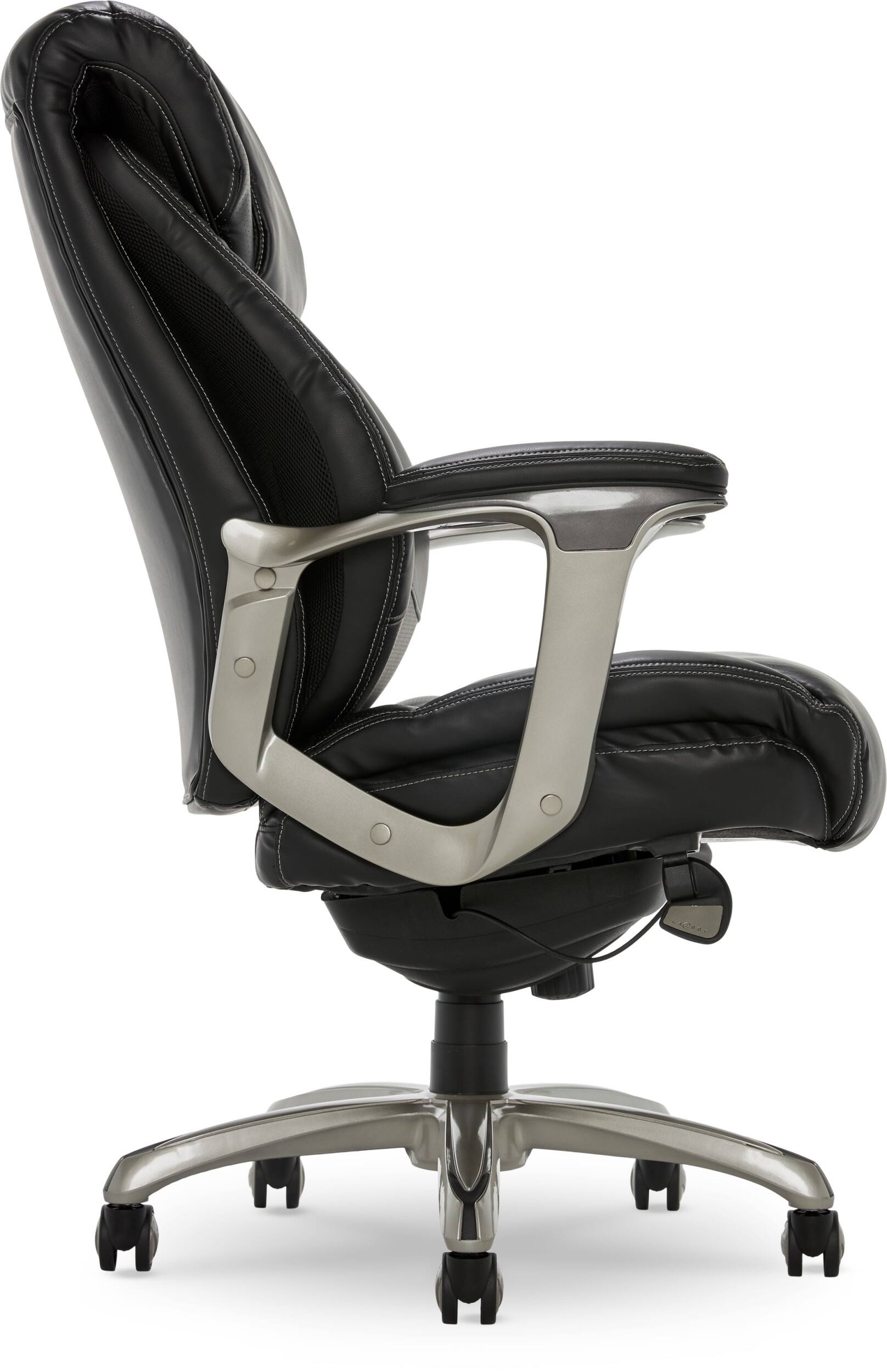 Alt View 18. La-Z-Boy - Cantania Bonded Leather Executive Office Chair - Black.