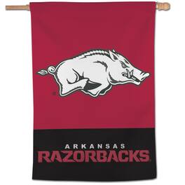 WinCraft - Arkansas Razorbacks 28" x 40" Applique Vertical Banner - Multicolor