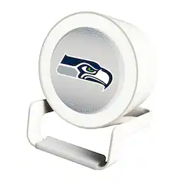 Keyscaper - Seattle Seahawks Linen Print Nightlight Charger & Bluetooth Speaker - White