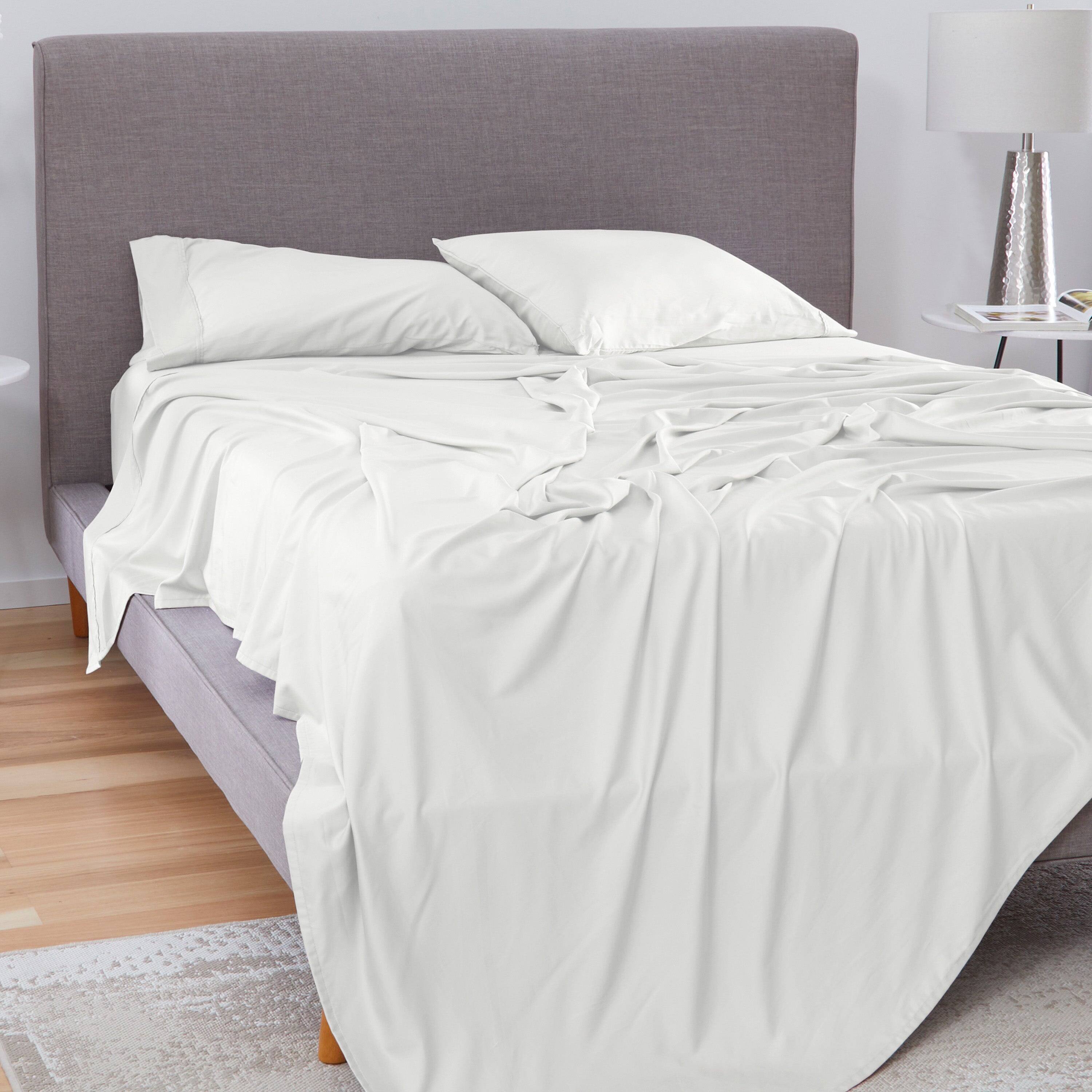 Alt View 3. Bedgear - Basic Sheet Set - Blush, Twin - blush.