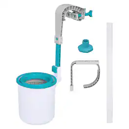 Bestway - Flowclear Wall Mounted Automatic Swimming Pool Surface Skimmer, White - White, Blue