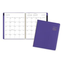 AT-A-GLANCE - Contemporary Monthly Planner 11.38 x 9.63 Purple Cover 12 Month Jan to Dec 2026