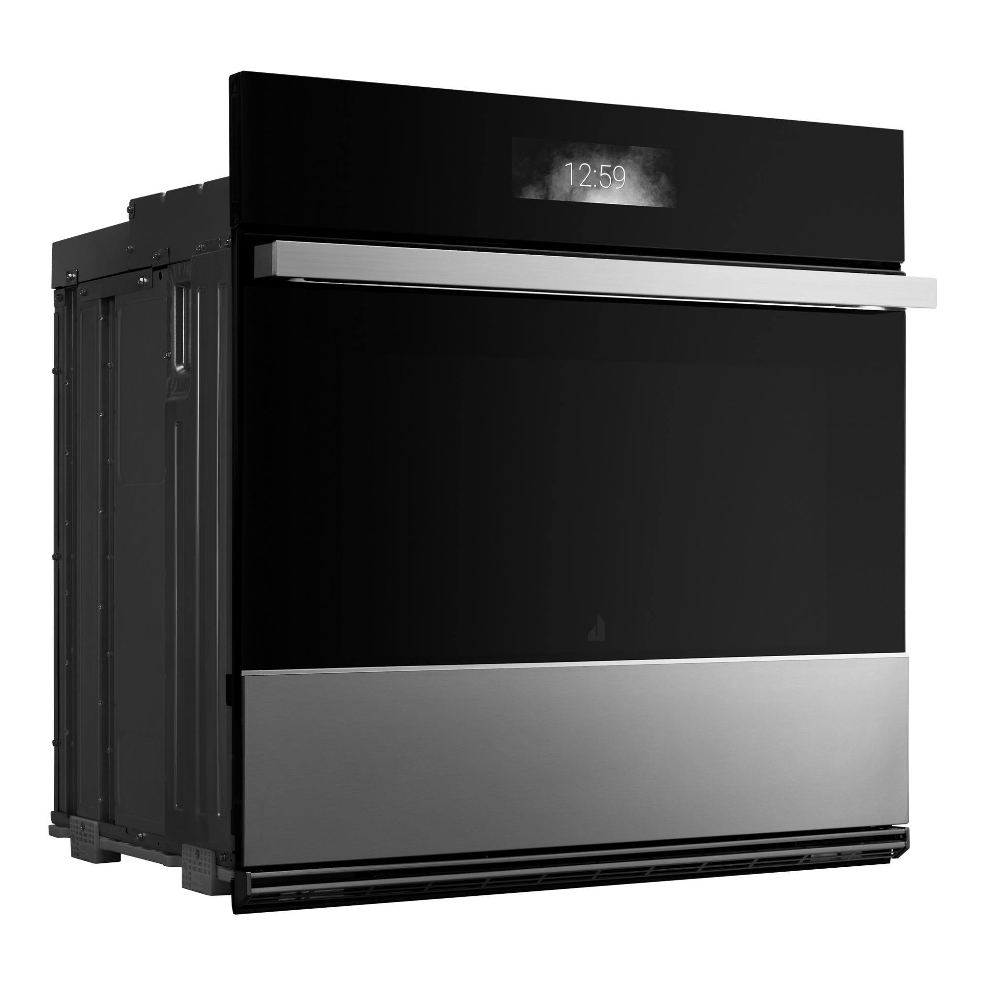 Angle. JennAir - 30" NOIR Built-In Electric Single Oven With Convection - PrintShield Stainless.