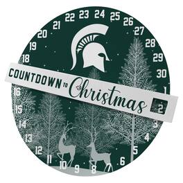 Pegasus - Michigan State Spartans Countdown to Christmas Wall Sign - Multicolor