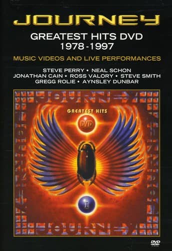 Front. Journey - Greatest Hits DVD 1978-1997: Videos and Live Performances   - DVD.