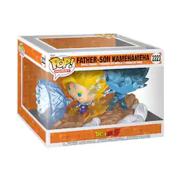 Funko - Pop! Moments: Dragon Ball Z - Father-Son Kamehameha - Vs Perfect Cell Vinyl Figure #2223 - BAS