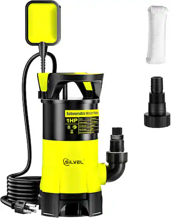 Submersible Water Pump - 1 HP
Model: 231
Max. Flow Rate: 231 L/min
Max. Head: 23 m
Max. Liquid Temp: 35°C
Silvel