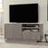 Front. Sauder - East Rock TV Credenza for TV's up to 65" - Ashen Oak.