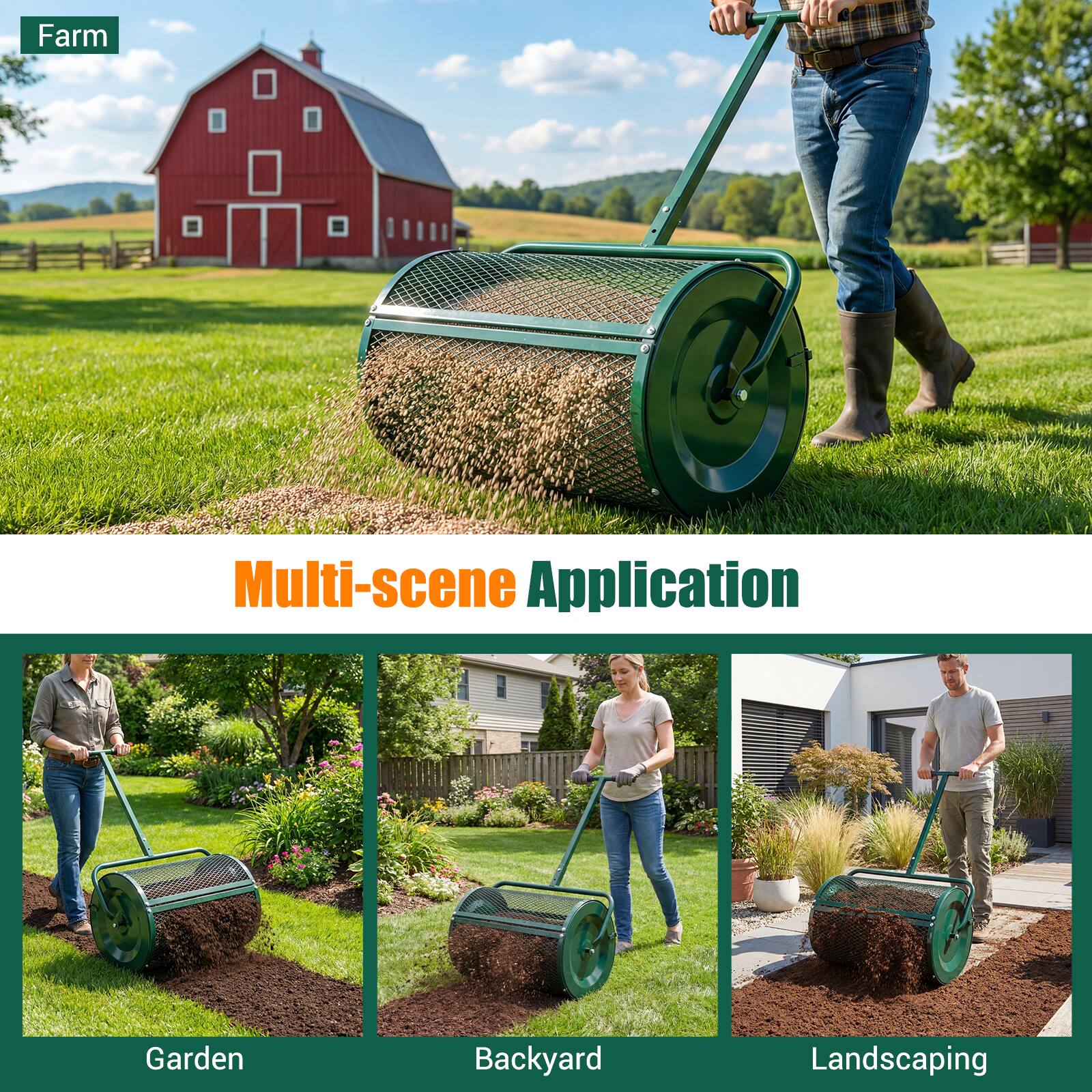 Farm  
Multi-scene Application  
Garden  
Backyard  
Landscaping
