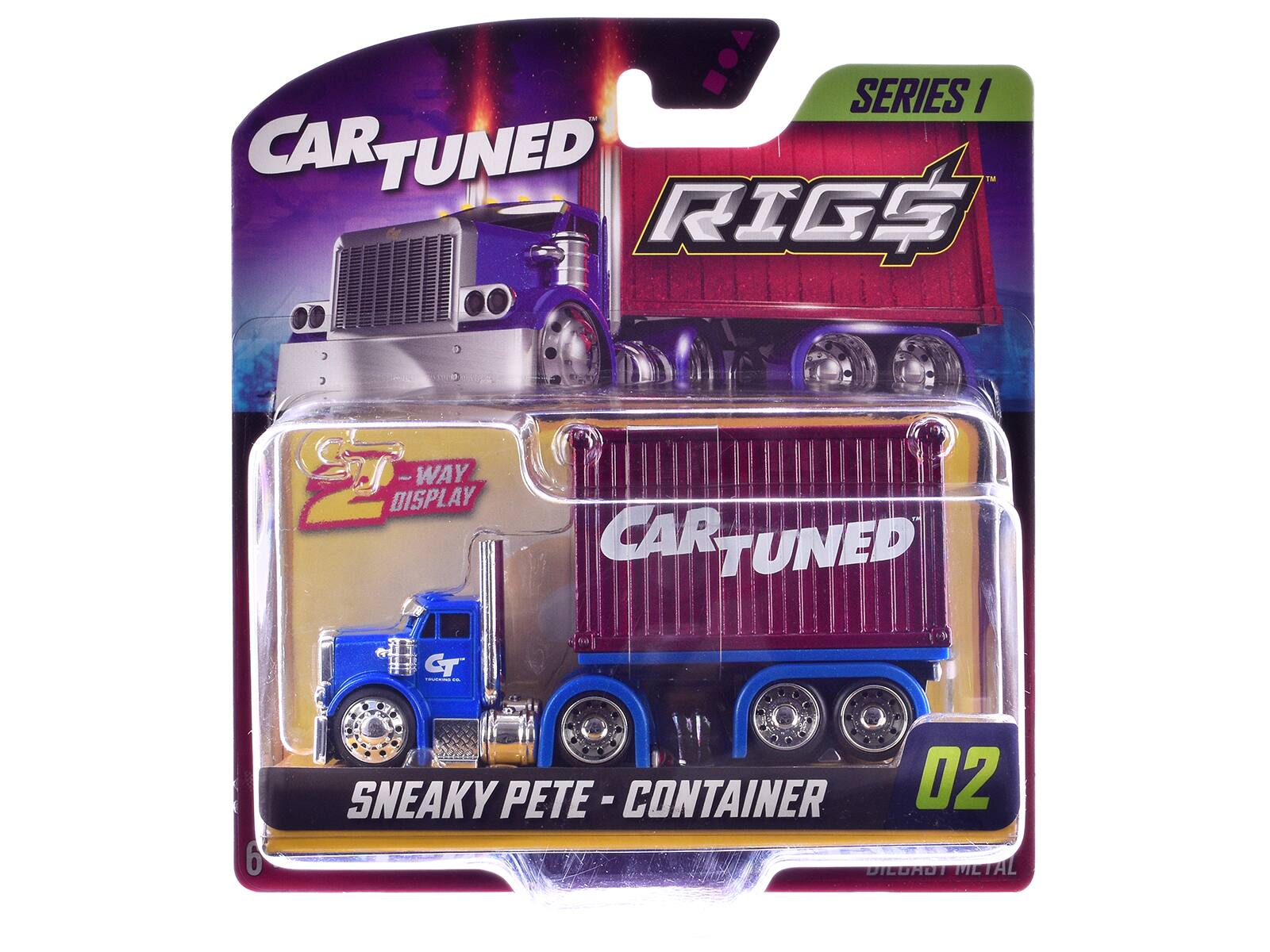 SERIES 1 CAR TUNED RIGS 2-WAY DISPLAY CAR TUNED  
6 SNEAKY PETE - CONTAINER - 02  
DIECAST METAL