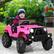 Alt View 3. Costway - Costway 12V Kids Ride On Truck Car w/ Remote Control MP3 Music LED Lights - Pink.