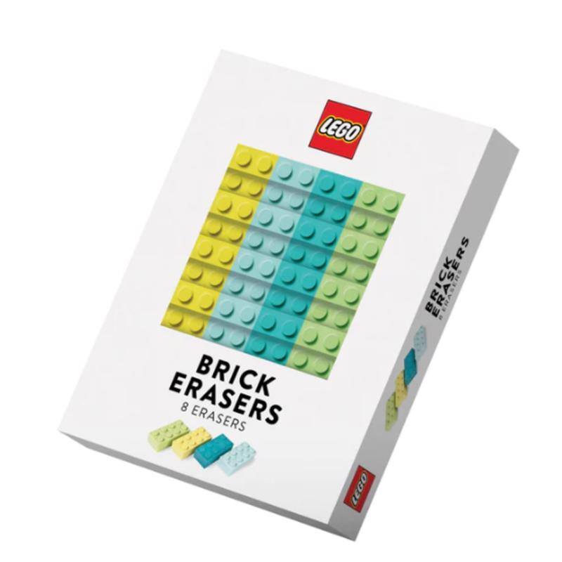 LEGO BRICK ERASERS 8 ERASERS