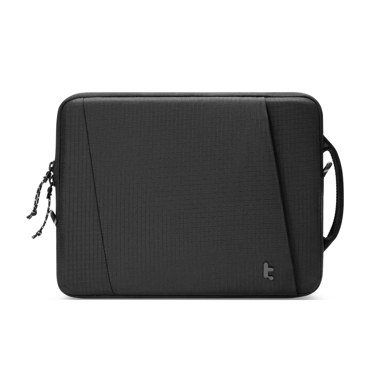 tomtoc - Essence-B35 360° Protective Tablet Sleeve Case Bag for 12.9-13 Inch iPad Air/Pro, Samsung Galaxy Tab, Water-Resistant - Black